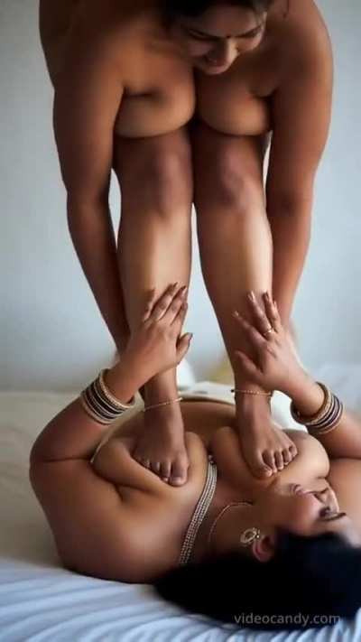 Erotic Boob Massage..with Feet!!!