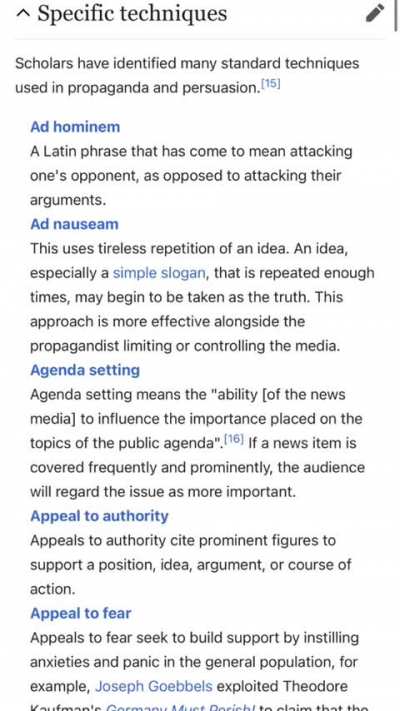 Virtually every propaganda technique has been used on the masses since the 