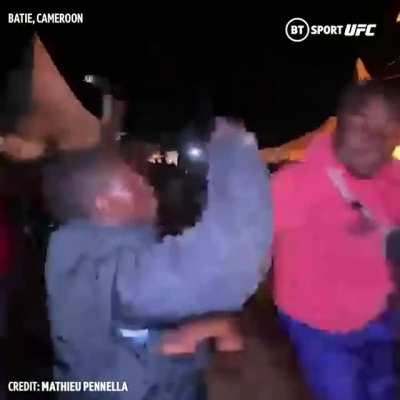 Francis Ngannou's Hometown in Cameroon Went Wild at 5:15 AM When He Knocked Out Stipe Miocic