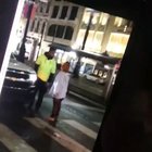 Spitting at someone