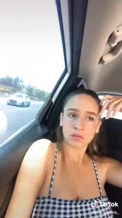 In the car