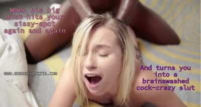 A big black cock can brainwash you 🙂😉