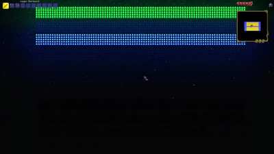 Epic 1 min light show! (play video with audio)