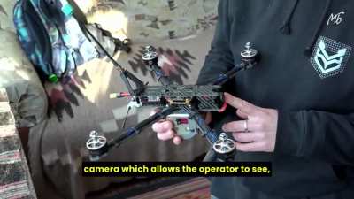 Ukrainian volunteer demonstrates assembly of FPV drones at home