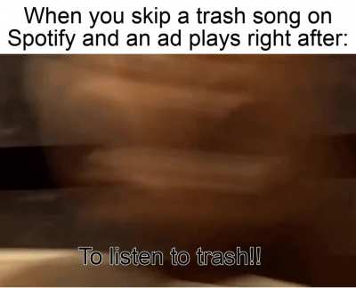 F Spotify ads