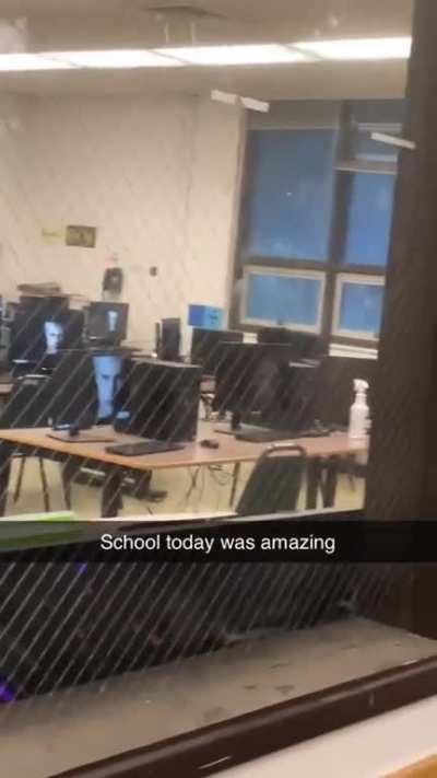 teacher gonna walk in and see nothing but deadweight in the room