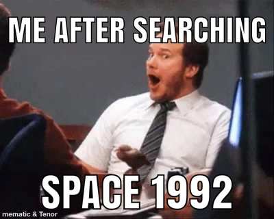 Searching Space 1992 enlightened me to the 4th dimension
