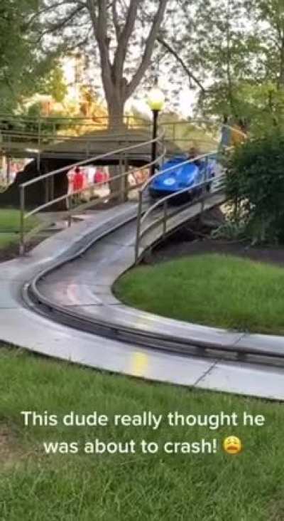 Sharp curve ahead