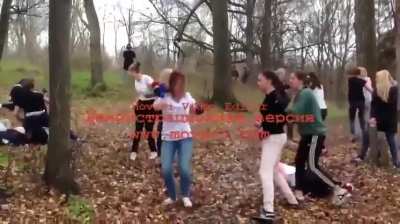 Russian MMA girls fight