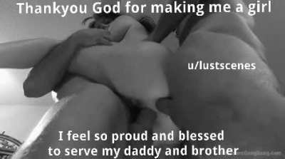 Serving her family!