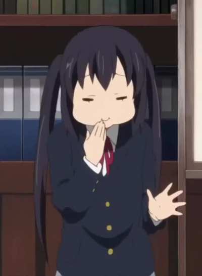 Azusa laughs at you.