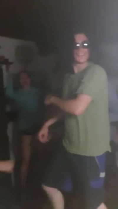 Casual party at cottage