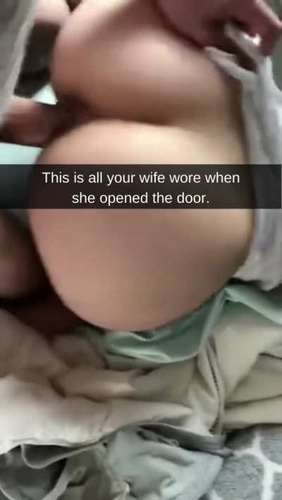 Your wife always dresses for the occasion