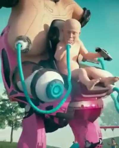 Thanks, I hate X Æ A-12 playing in the park (art by @beeple)