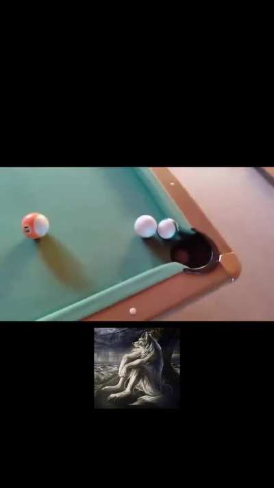 This guy plays really good pool