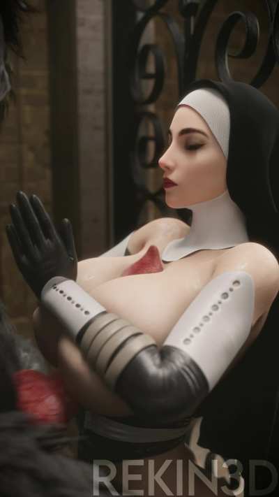 Nun x Werewolf (rekin3d)