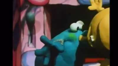 You know there’s a missed opportunity with robot chicken not doing the trap door. Because that show was already messed up in one way?