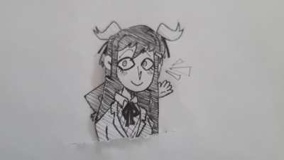 Day 7! As usual, another drawing of Nats.. wait, what? uhm.. that's not what i had planned... (@ShimmyArts - 24/11/2020)