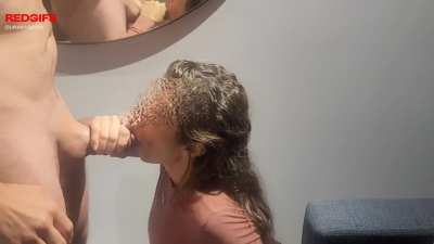 She loves swallowing every drop