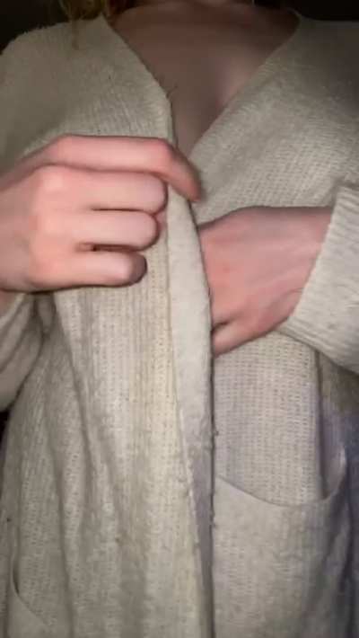 My man can’t get enough of my big tits