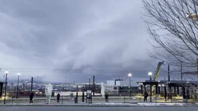 Snow squall!!!!!