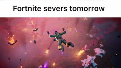If the severs can’t handle us opening presents then I have no idea what’s going to happen tomorrow