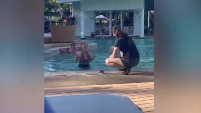 45 year old woman on a holiday, not making a scene