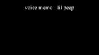 voice memo