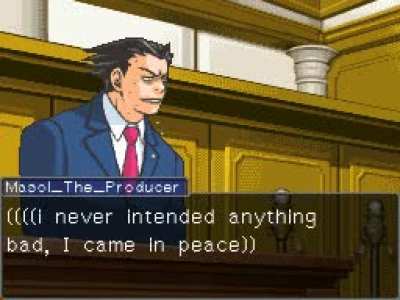 Phoenix Wright loses his mind talking about Gen-Z Humor.