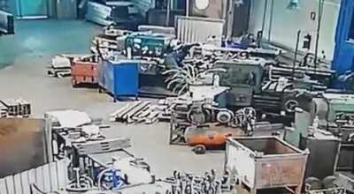 Work place accident