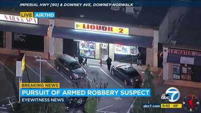 LA high speed chase ends with police arresting the wrong guy on live TV
