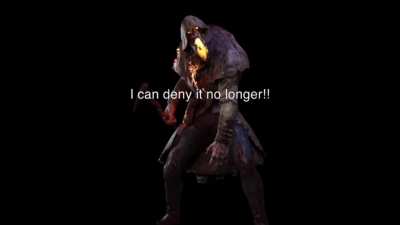 Blight has accepted the truth...