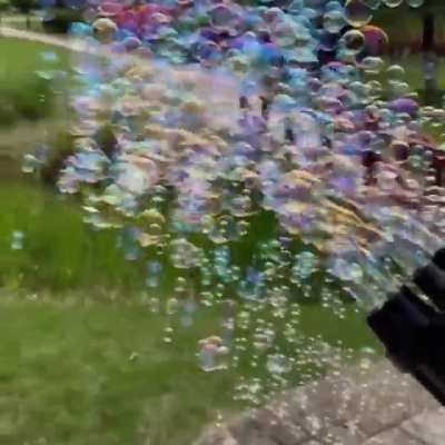 Gatling bubble gun. 1.25 shot multiplier per hit.