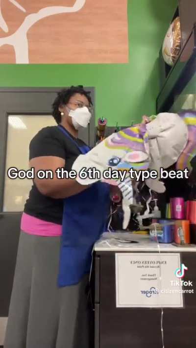 God on the 6th day
