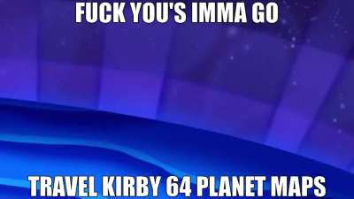 I mean...the planets do look like Kirby 64 level maps