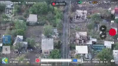 15th Kara-Dag Brigade of the National Guard of Ukraine destroy a shelter with 5 Russian soldiers. Pokrovsk direction, Donetsk. Published 21.09. Music from source