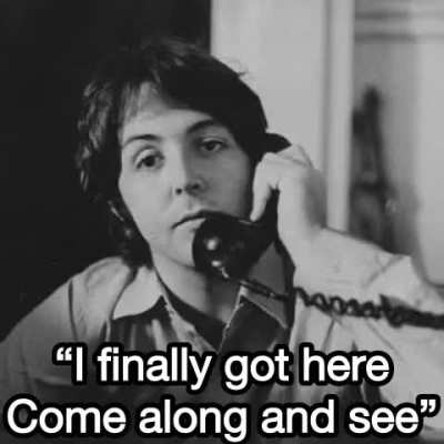 An important phone call.