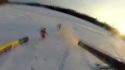 Attaching Roman candles to a flying drone