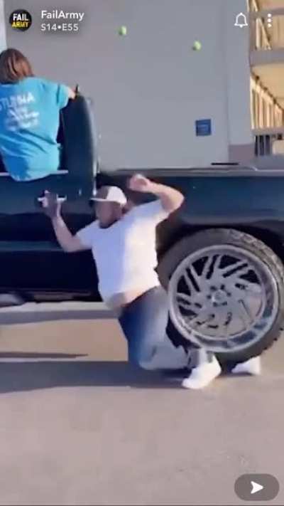 What’s worth more to this guy.. his leg or brain cells ?