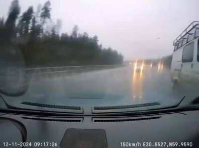 What could go wrong with speeding on wet roads
