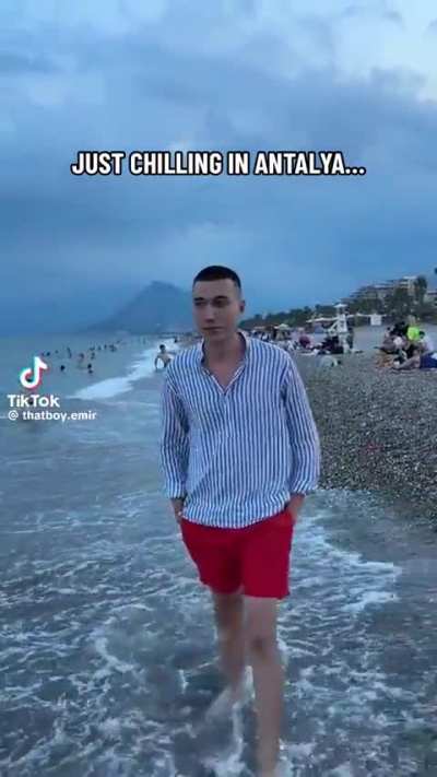 Just chillin at the beach