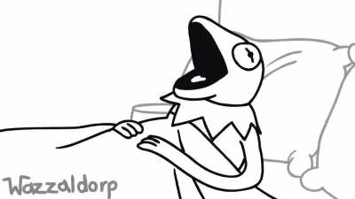 Kermit peed the bed