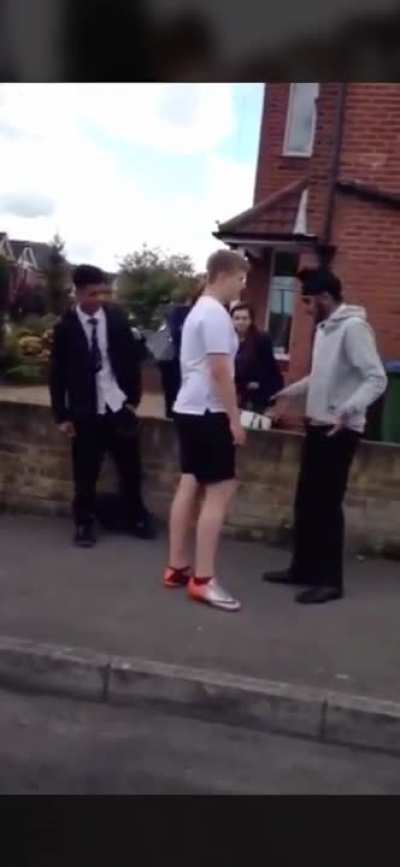 Bully asked him to remove his turban and get on his knees