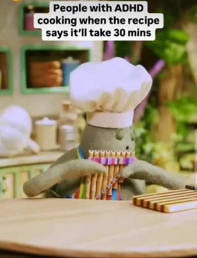 And... I burned it