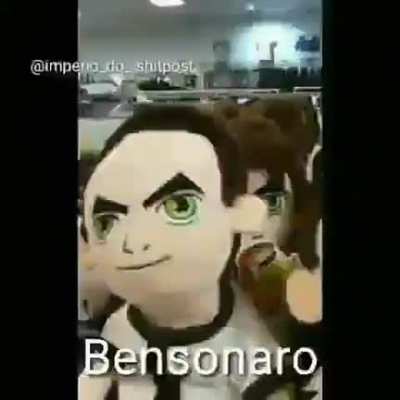 Quem nunca se perguntou como seria o Ben + Bolsonaro ? e aqui está a resposta