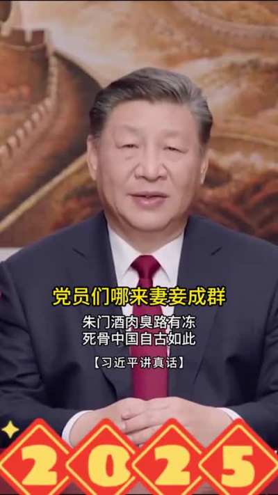 习主席新年<wbr>贺词真话版<wbr>（2）