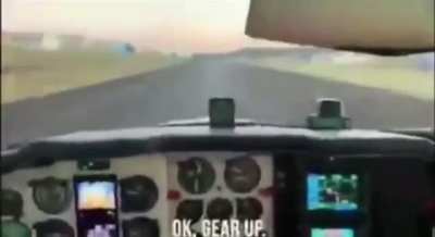 Flaps up