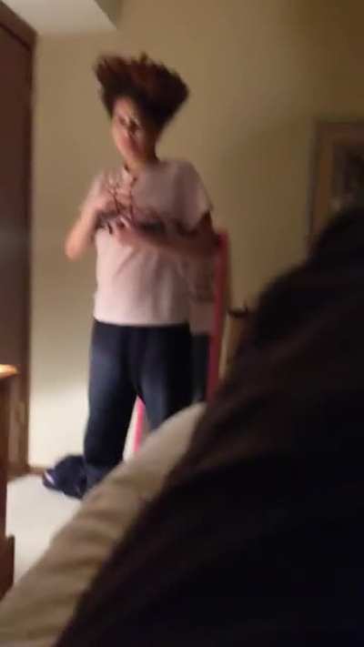 When tik tok dancing goes wrong...OC