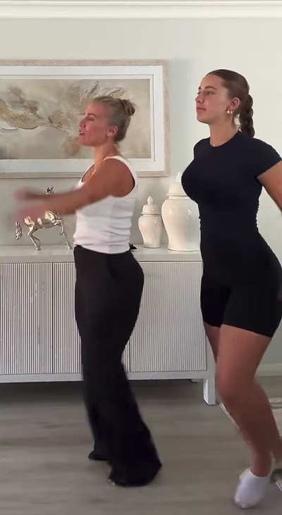 Way bigger than her own mom…