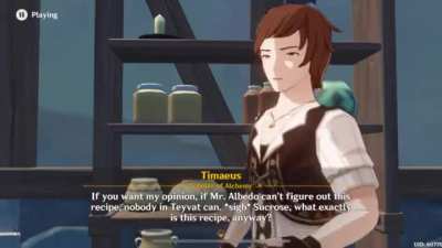 The sounds of Discord but the dialogue is replaced by Discord pings
